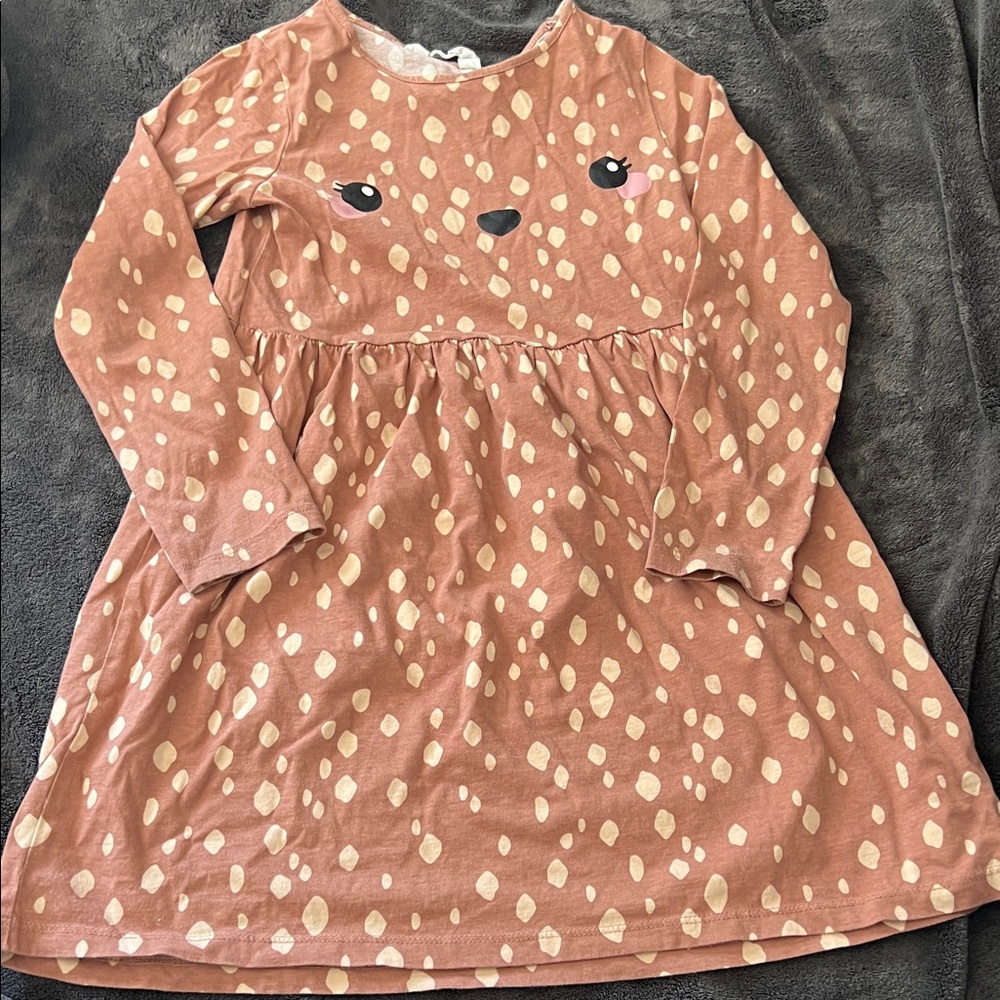 H&M Kids Dress in Brown and Cream